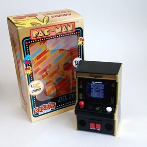 Arcade Classics Pac-Man Mini Pac-Man 48th Anniversary Arcade Game W Box *Works!